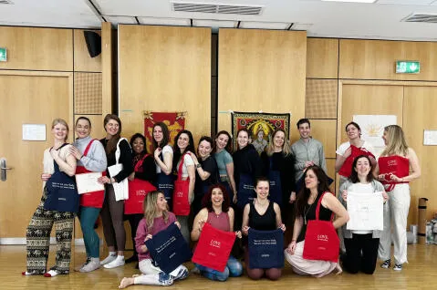 Yoga nidra group images